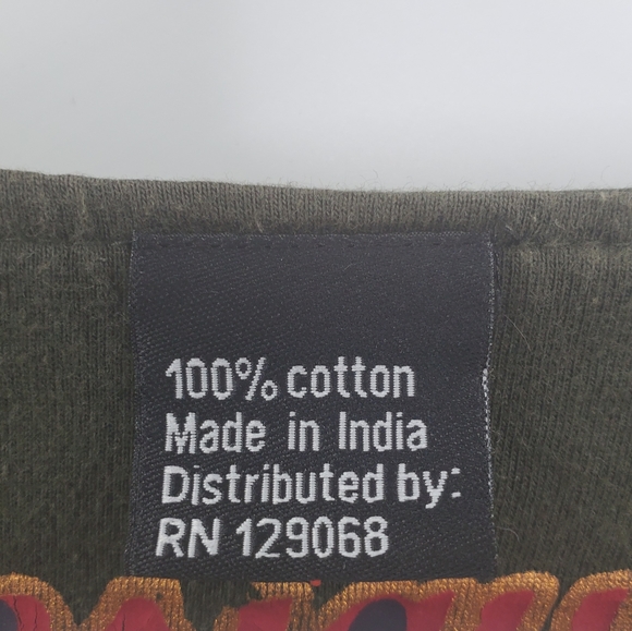 Desigual Boho Beaded Floral Tunic Long Sleeves Top Gray - Picture 6 of 7